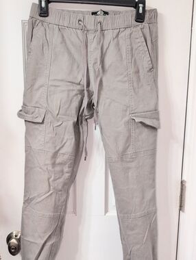 Rewash- Juniors  Gray Cargo Jogger Pants - Small